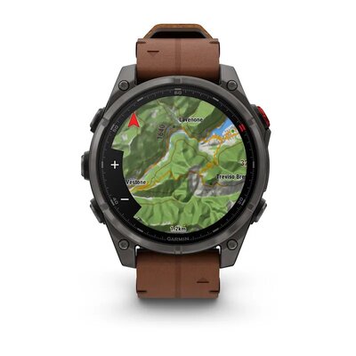 Garmin Fenix 8 Pro AMOLED 47mm, Sapphire Carbon Gray DLC Titanium (Premium) (+ náhradný remienok)