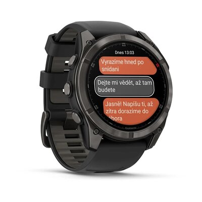 Garmin Fenix 8 Pro AMOLED 51mm, Sapphire Carbon Gray DLC Titanium Black (rozbalené)