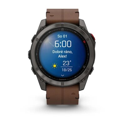 Garmin Fenix 8 Pro AMOLED 51mm, Sapphire Carbon Gray DLC Titanium (Premium) (+ náhradný remienok)