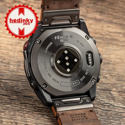 Garmin Fenix 8 Pro AMOLED 51mm, Sapphire Carbon Gray DLC Titanium (Premium) (+ náhradný remienok)