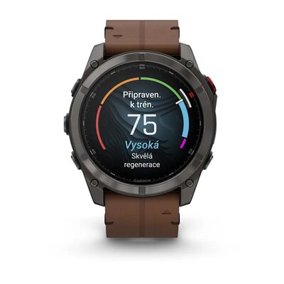 Garmin Fenix 8 Pro AMOLED 51mm, Sapphire Carbon Gray DLC Titanium (Premium) (+ náhradný remienok)