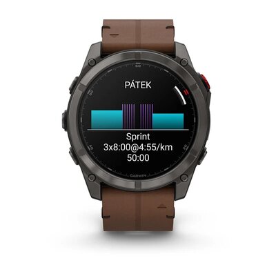 Garmin Fenix 8 Pro AMOLED 51mm, Sapphire Carbon Gray DLC Titanium (Premium) (+ náhradný remienok)