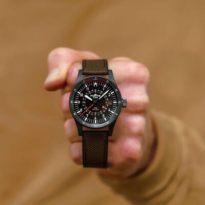 Fortis Flieger F-43 Triple-GMT Automatic COSC Chronometer F4260004 Limited Edition 100pcs (+ náhradný remienok)