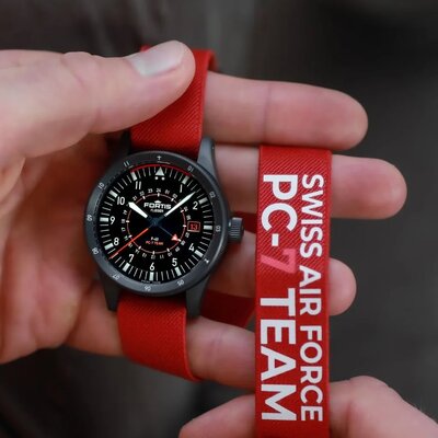 Fortis Flieger F-43 Triple-GMT Automatic COSC Chronometer F4260004 Limited Edition 100pcs (+ náhradný remienok)