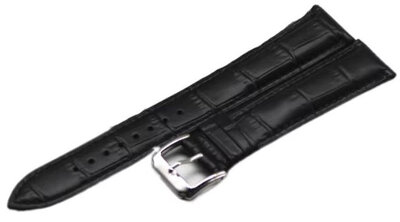 Kožený remienok Ricardo Pescara, čierny, dĺžka XL