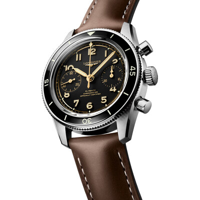 Longines Spirit Pilot Flyback Manual Flyback Chronograph Chronometr L3.721.4.53.2