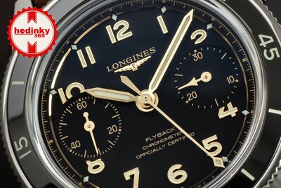 Longines Spirit Pilot Flyback Manual Flyback Chronograph Chronometr L3.721.4.53.2