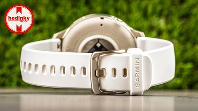 (SK) Garmin Venu 4 41mm Lunar Gold / Light Sand, Leather Band (+ náhradný remienok)