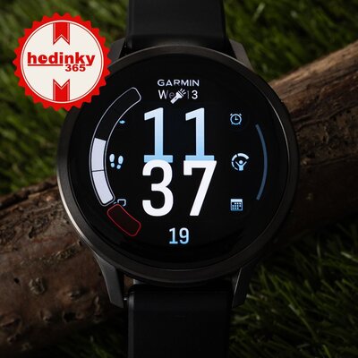 Garmin Venu 4 41mm Slate / Black, Silicone Band