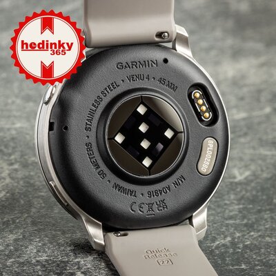 Garmin Venu 4 45mm Silver / Silver Gray, Silicone Band