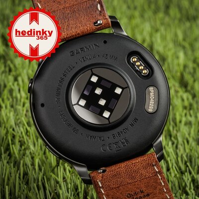 Garmin Venu 4 45mm Slate / Brown, Leather Band (+ náhradný remienok)