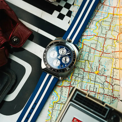 Bulova Archive Series Shelby Bullhead Racer Quartz Chronograph 98B452 Limited Edition 7500pcs