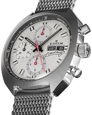 Edox Sportsman Automatic Chronograph 01132 3G BEAN Juan Manuel Fangio Limited Edition 115pcs (+ náhradný remienok)