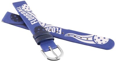 Koženkový remienok JVD RJ7234.3 14mm, modrý, detský
