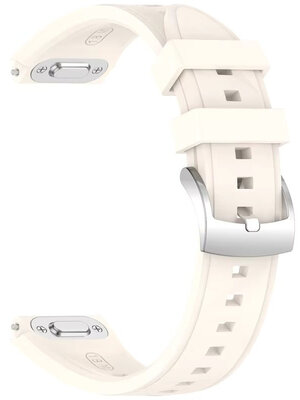 Silikónový remienok Ricardo 18mm (pro Huawei Watch GT 6, 41mm), béžový, QuickFit