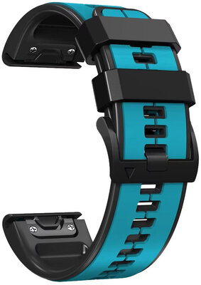 Silikónový remienok Ricardo 26mm (pro Garmin Fenix 8/7X/6X (51mm), Tactix aj.), modrý, QuickFit