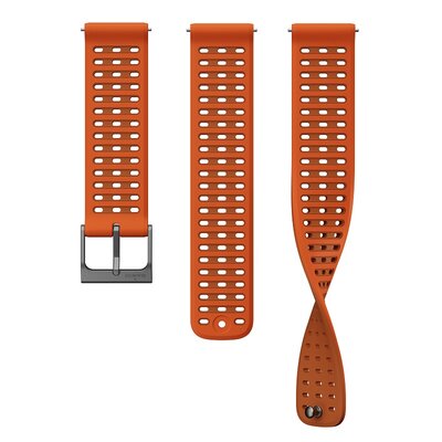 Silikónový remienok Suunto 22mm (pro Vertical 2), oranžový, veľkosť S+M