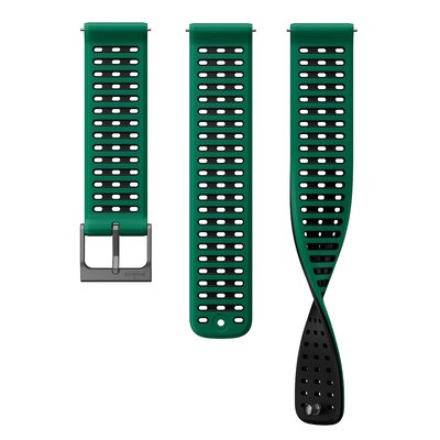 Silikónový remienok Suunto 22mm (pre Vertical 2), zelený V1, veľkosť S+M