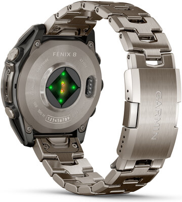 (SK) Garmin Fenix 8 AMOLED 47mm, Exclusive Titanium Graphite Titanium Band (Premium) (+ náhradný remienok)