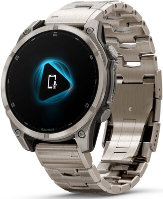 (SK) Garmin Fenix 8 AMOLED 47mm, Exclusive Titanium Graphite Titanium Band (Premium) (+ náhradný remienok)