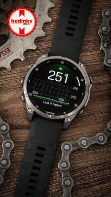 (SK) Garmin Fenix 8 AMOLED 47mm, Exclusive Titanium Graphite Titanium Band (Premium) (+ náhradný remienok)