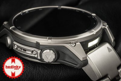 (SK) Garmin Fenix 8 AMOLED 47mm, Exclusive Titanium Graphite Titanium Band (Premium) (+ náhradný remienok)