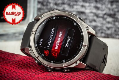 (SK) Garmin Fenix 8 AMOLED 51mm, Exclusive Titanium Graphite Brown Leather Band (Premium) (+ náhradný remienok)