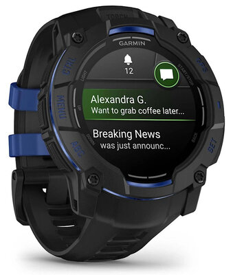 Garmin Instinct 3 AMOLED 50mm, Black/Bolt Blue