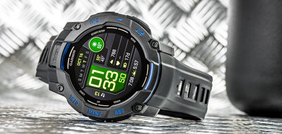 Garmin Instinct 3 AMOLED 50mm, Black/Bolt Blue