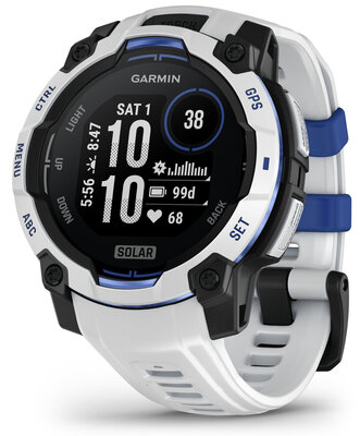 Garmin Instinct 3 SOLAR 45mm, Whitestone