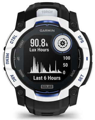 Garmin Instinct 3 SOLAR 50mm, Black/Bolt Blue