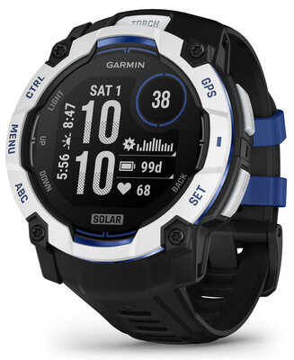 Garmin Instinct 3 SOLAR 50mm, Black/Bolt Blue