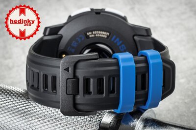 (SK) Garmin Instinct 3 Solar 50mm, Black/Bolt Blue
