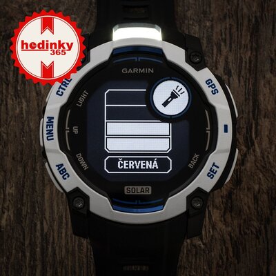 (SK) Garmin Instinct 3 Solar 50mm, Black/Bolt Blue
