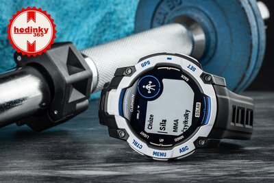 (SK) Garmin Instinct 3 Solar 50mm, Black/Bolt Blue