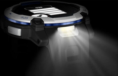 Garmin Instinct 3 SOLAR 50mm, Black/Bolt Blue