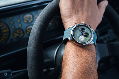 Union Glashütte Belisar Chronograph D009.427.17.042.09 Speedster Limited Edition 388pcs (+ náhradný remienok)