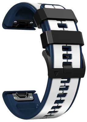 Silikónový remienok Ricardo 26mm (pro Garmin Fenix 8/7X/6X (51mm), Tactix aj.), biely, QuickFit