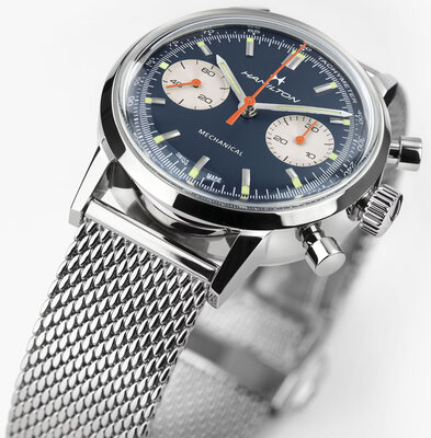 Hamilton American Classic Intra-Matic Automatic Chronograph H38429541 (+ náhradný remienok)