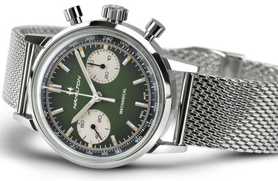Hamilton American Classic Intra-Matic Automatic Chronograph H38429861 (+náhradný remienok)