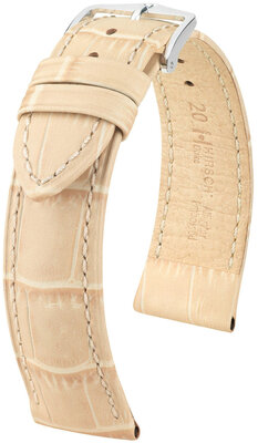 Kožený remienok Hirsch Duke 01028190NQ-2, béžový, teľacina