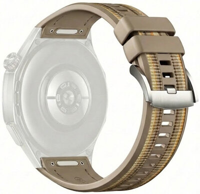 Silikónový remienok Ricardo 22mm (pro Huawei Watch GT 6 Pro), hnedý, QuickFit