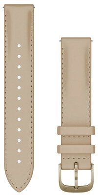 Kožený remienok Garmin 18mm, Light Sand, Quick Release, 010-12932-60