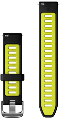 Silikonový řemínek Garmin 18mm, černý, Quick Release, 010-11251-A3