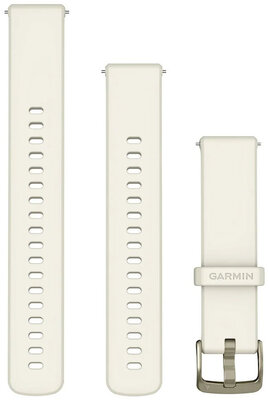 Silikónový remienok Garmin 18mm, Bone, Quick Release, + predĺžená časť, 010-13406-00