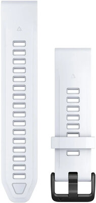 Silikonový řemínek Garmin 20mm (pro Garmin Fenix 8/7S/6S (43mm), aj.), bílý V3, QuickFit, 010-13391-01