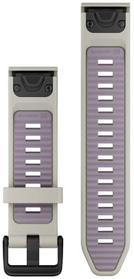 Silikonový řemínek Garmin 20mm (pro Garmin Fenix 8/7S/6S (43mm), aj.), šedý V1, QuickFit, 010-13391-03