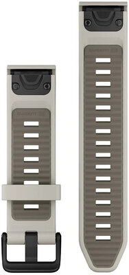 Silikonový řemínek Garmin 20mm (pro Garmin Fenix 8/7S/6S (43mm), aj.), šedý V3, QuickFit, 010-13391-06