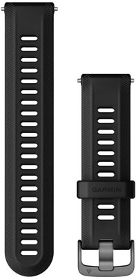 Silikonový remienok Garmin 22mm (pro Forerunner 955/965), Black, 010-11251-3S