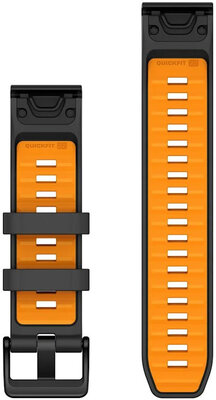 Silikonový řemínek Garmin 22mm (pro Garmin Fenix 8/7/6 (47mm), Epix 2 aj.), šedý V2, QuickFit, 010-13392-05
